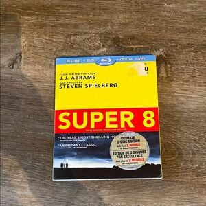 Super 8 Blu-ray DVD Digital Copy